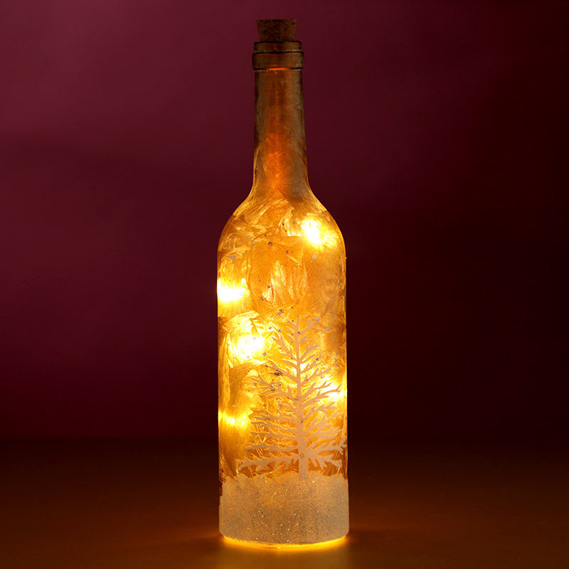 Thumbnail: Decorative LED Christmas Scene Bottle Light (1 Random)