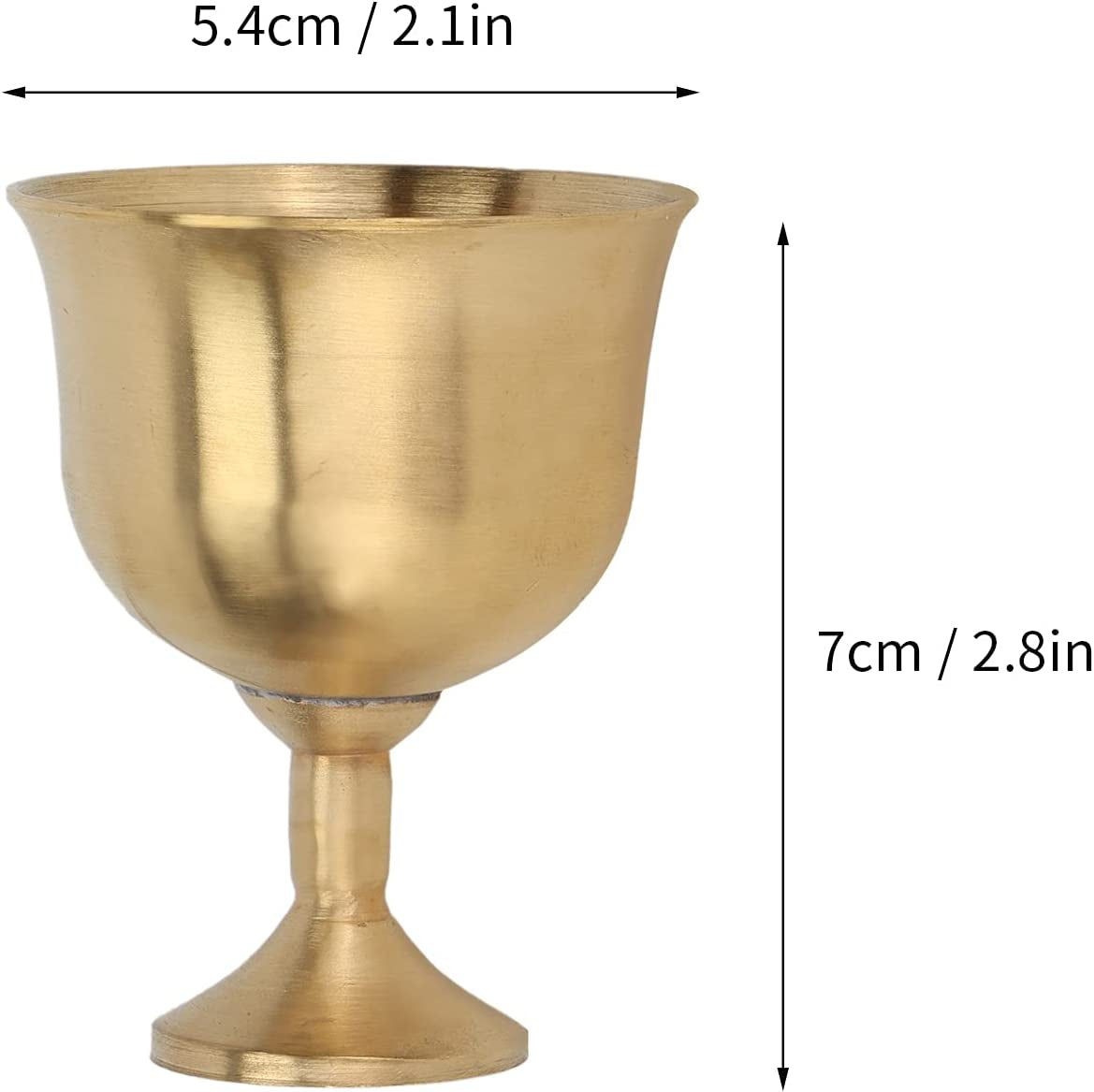 Wine Cup Ornaments Brass Goblet Exquisite Golden Hand Made Chalice Decor Supplie