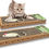 Thumbnail: 2pk Cat Scratching Board | 37 x 12cm | Reversible Cat Scratcher Cardboard Cat Sc