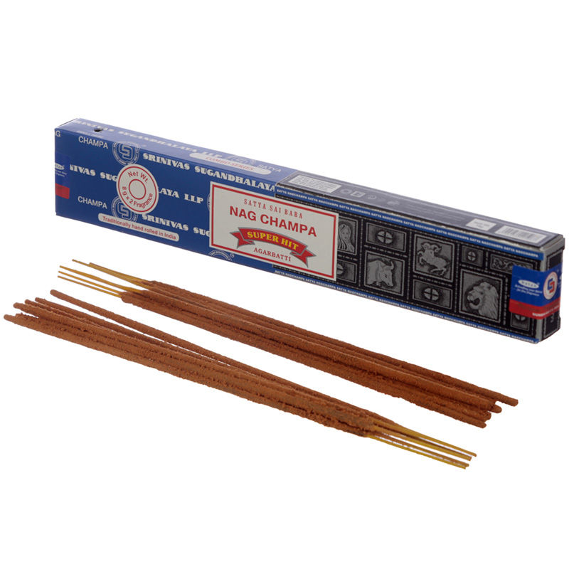 Satya Incense Sticks - Nag Champa & Super Hit Novelty Gift [Pack of 12]