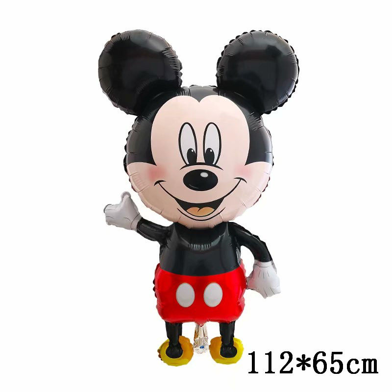 Thumbnail: Giant Mickey & Minnie Mouse Foil Balloons - Disney Party Decor for Kids' Events
