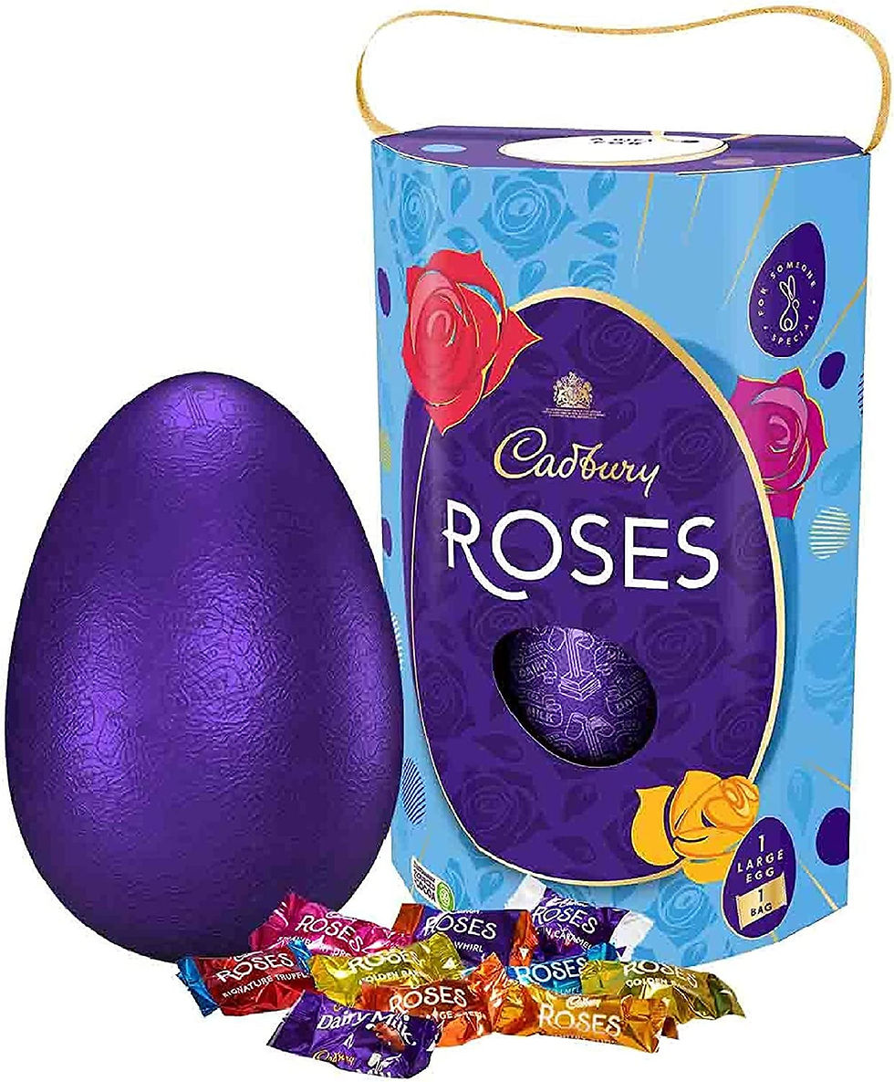 Thumbnail: Cadbury Chocolate Easter Eggs Bulk - Large White Chocolate Easter Egg 227g Choco