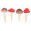 Thumbnail: Set of 4 Mini Mushroom Plant Pot Pals