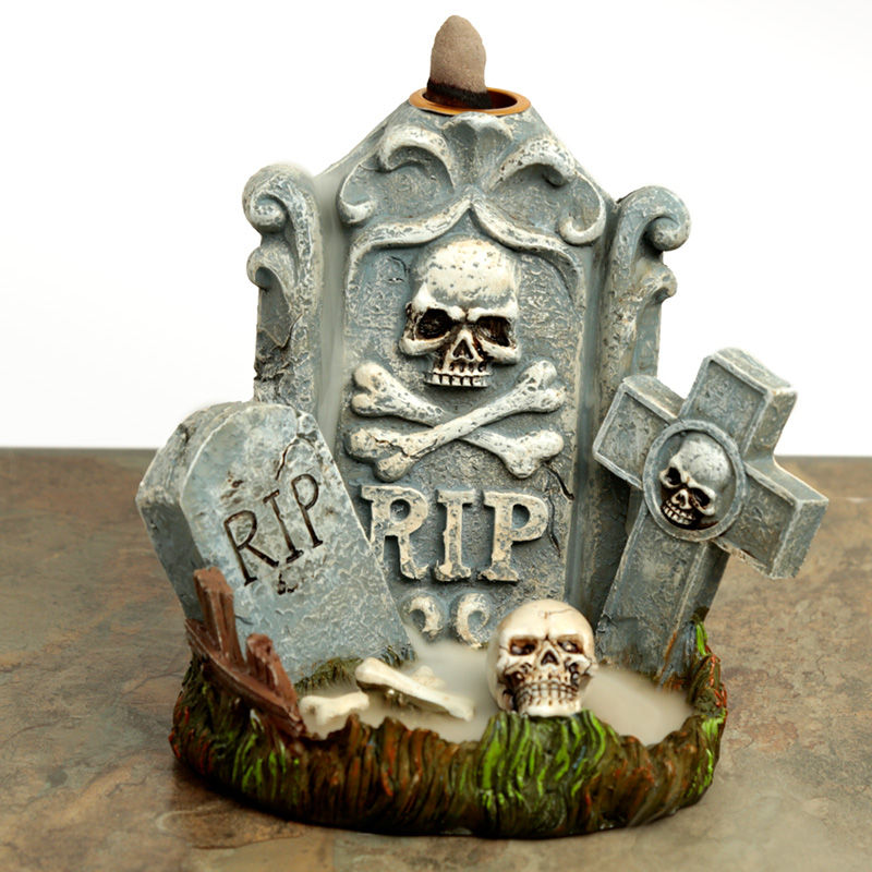 Thumbnail: Backflow Incense Burner - RIP Tombstone Novelty Gift