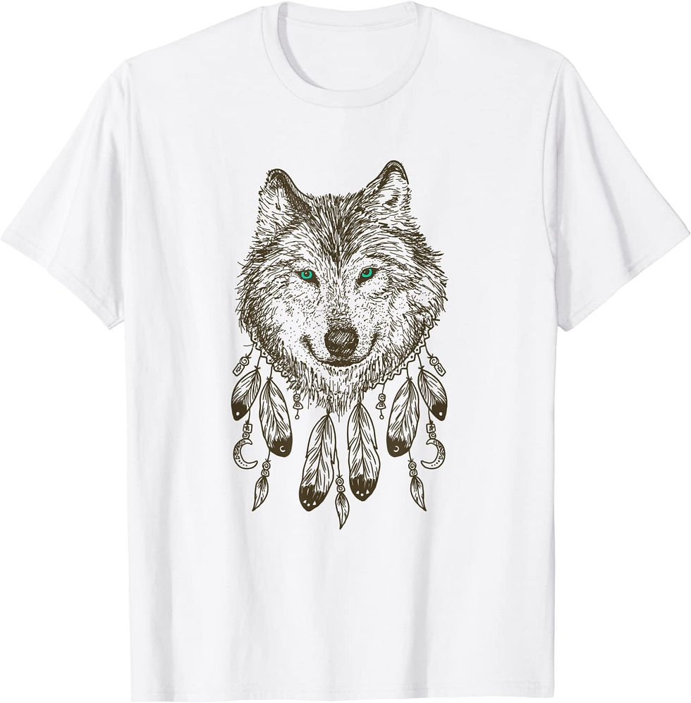 Thumbnail: Dreamcatcher Wolf T-Shirt