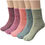 Thumbnail: 5 Pairs Womens Socks Wool Thermal Warm Knitting Ladies Socks Novelty Gift