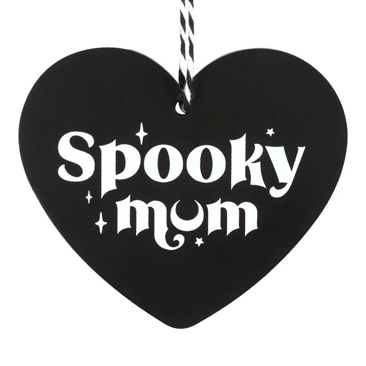 Thumbnail: Spooky Mum Hanging Heart Sign