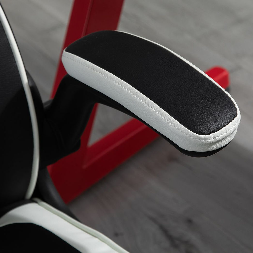 Thumbnail: Racing Office Chair PVC Leather Computer Gaming Height Adjustable