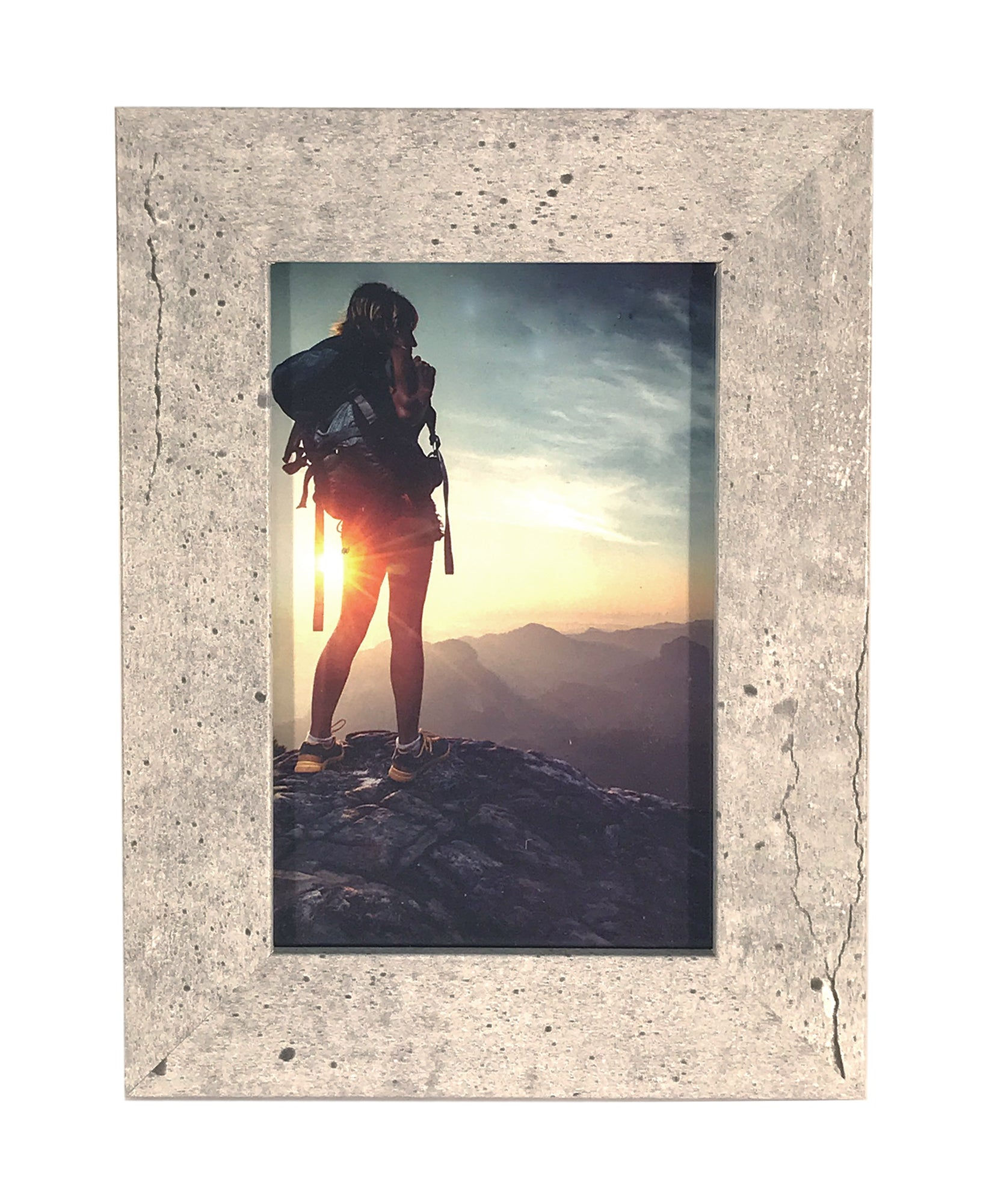 Wooden Photo Frame Cement 10 X 15 Shipping furniture UK