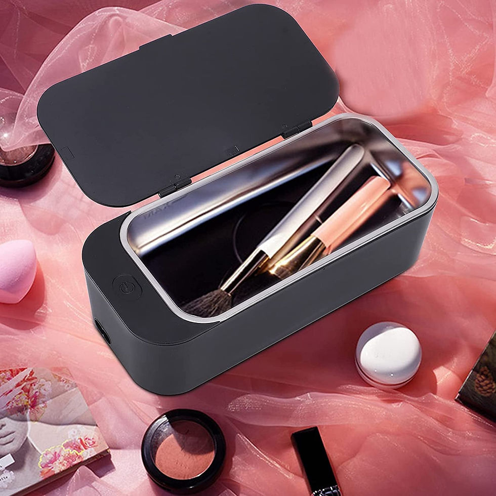 Thumbnail: Mini Ultrasonic Cleaner, 500Ml Jewelry Cleaner with Timer, Touch Button, Cleanin