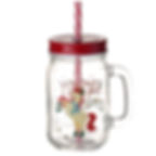 Christmas Festive Unicorn Drinking Jar