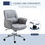 Thumbnail: Swivel Computer Office Chair Mid Back Desk Chair for Home, Light Grey