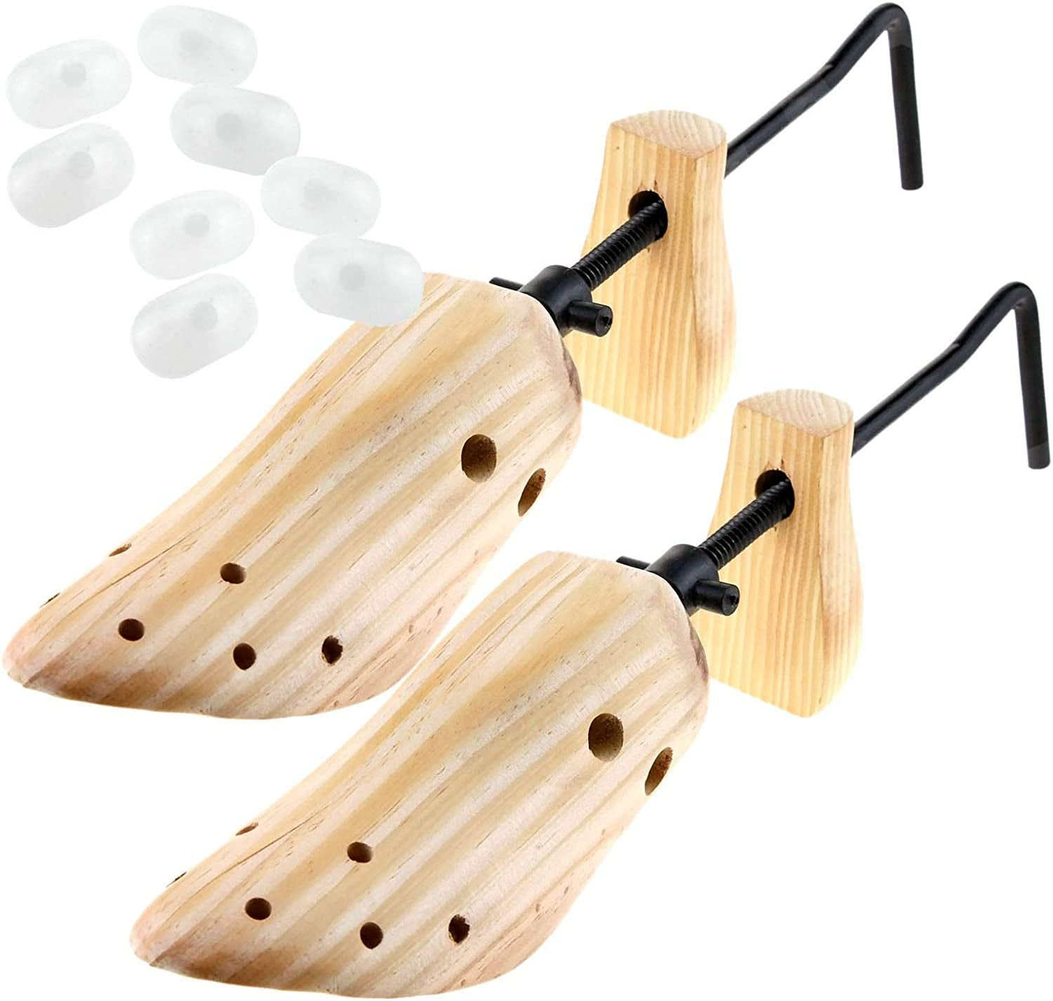 Set of 2 Wooden Ladies Shoe Stretcher Expander Adjustable Shoe Trees