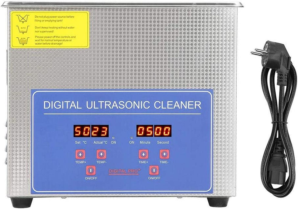 Thumbnail: Ultra Sonic Cleaner 15L Ultrasonic Jewelry Cleaner Stainless Tank Cleaning with