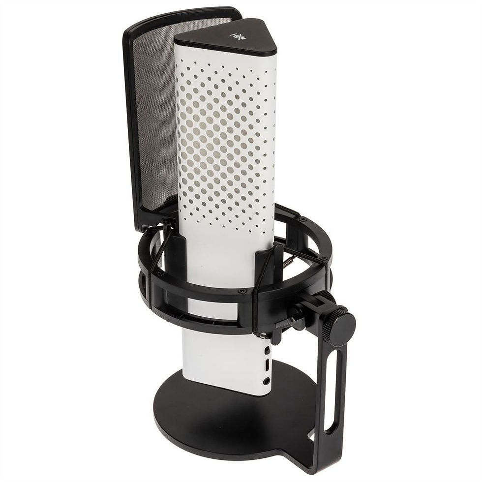 Thumbnail: Endgame Gear XSTRM RGB USB Microphone with Shock Mount and Pop Filter - White (E