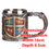 Thumbnail: Novelty Collectable Decorative Coat of Arms Tankard Gift