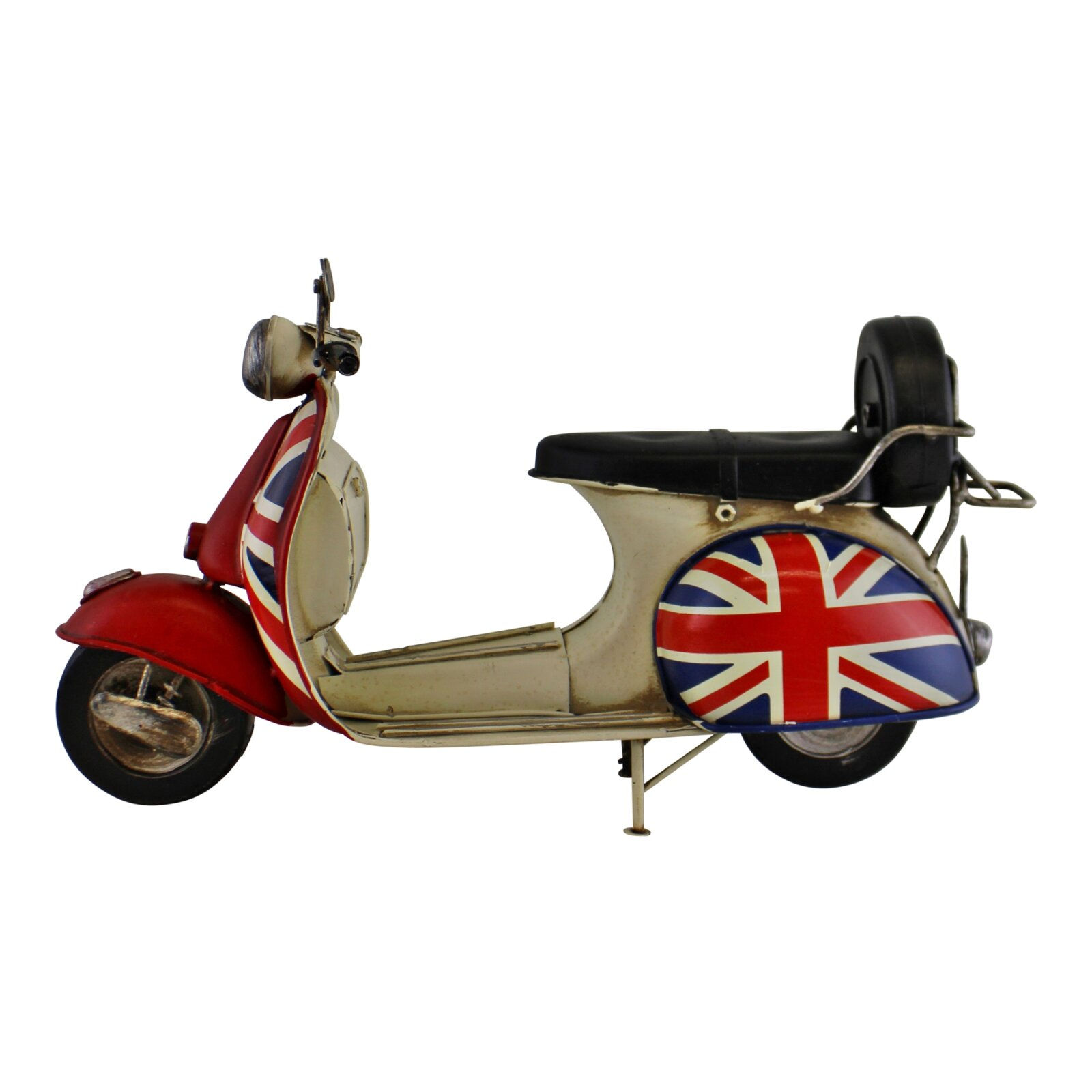 Vintage Style Union Jack Scooter Ornament Shipping furniture UK