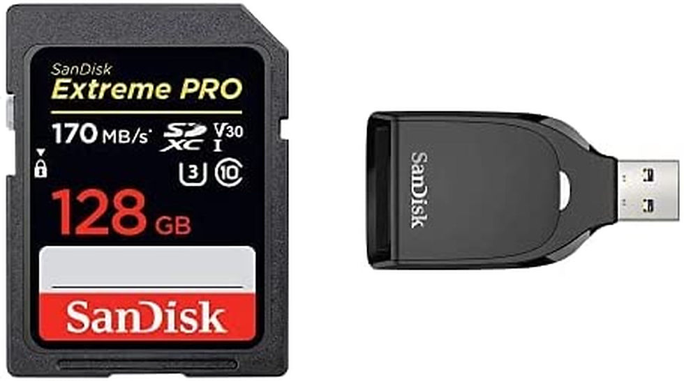 Thumbnail: Extreme PRO 128GB SDXC Memory Card up to 170MB/s, UHS-1, Class 10, U3, V30