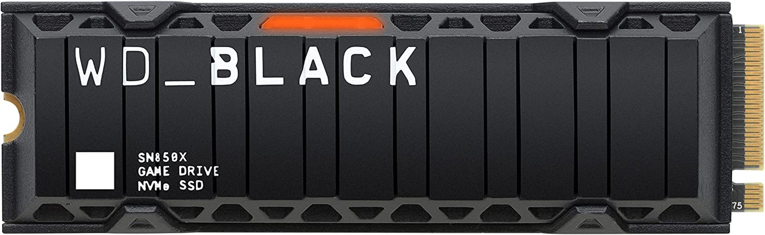 BLACK SN850X 2TB M.2 2280 PCIe Gen4 NVMe Gaming SSD with Heatsink up to 7300 MB