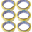 Thumbnail: 6 Rolls - Cellotape Strong Clear Packing Tape Rolls Extra Long 24mm x 40m