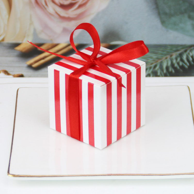 Thumbnail: 10PCS Craft Paper Favor Candy Boxes Bag Wedding Gift Kids Birthday Treat Box