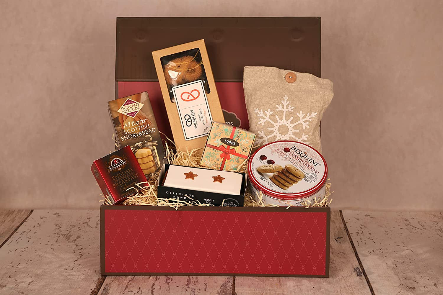 Traditional Afternoon Tea Time Delights Christmas Hamper Box