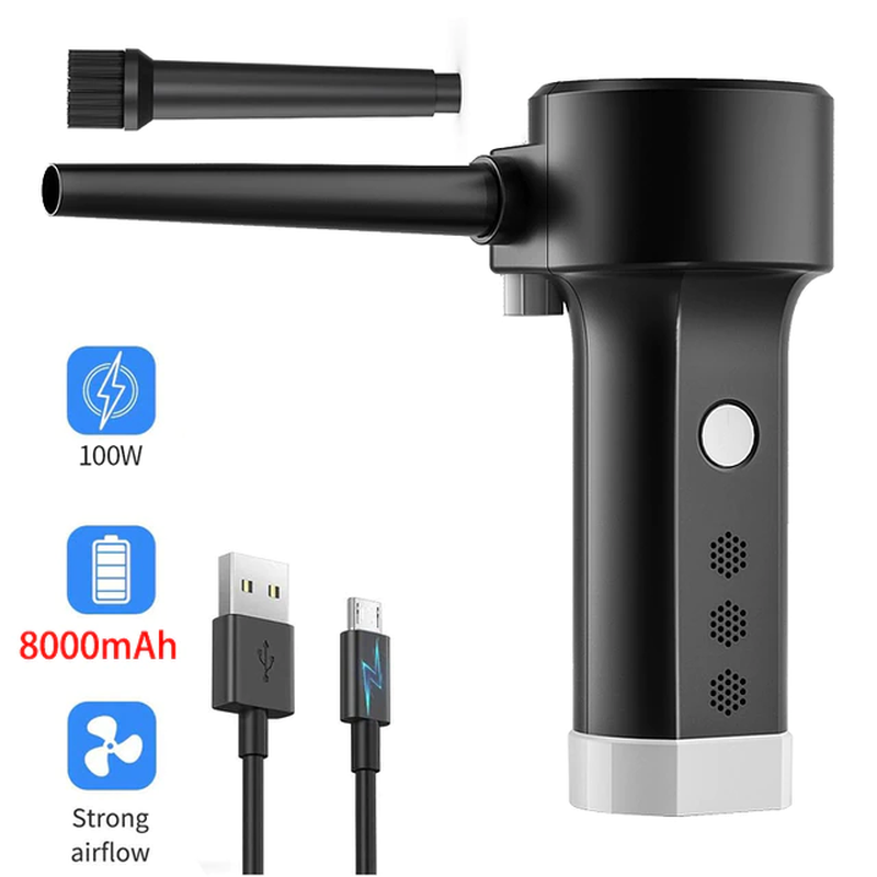 Thumbnail: Electric Air Blower Computer Cleaning,Cordless Air Dust Cleaner for PC Keyboard