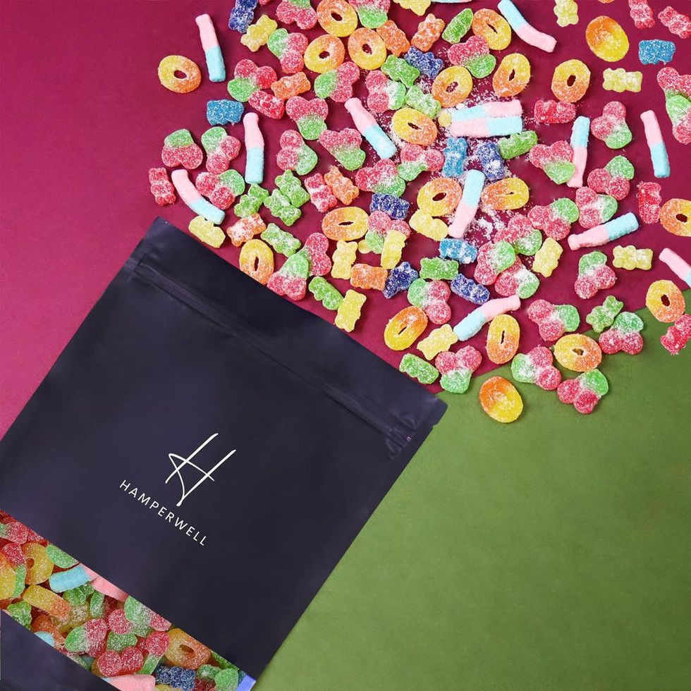 Sweets Seletion Pouches from Novelty Gifts Galore