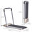 Thumbnail: Folding Treadmill, 1-10km/h Electric Running Machine w/ Wheels, for Home, Office