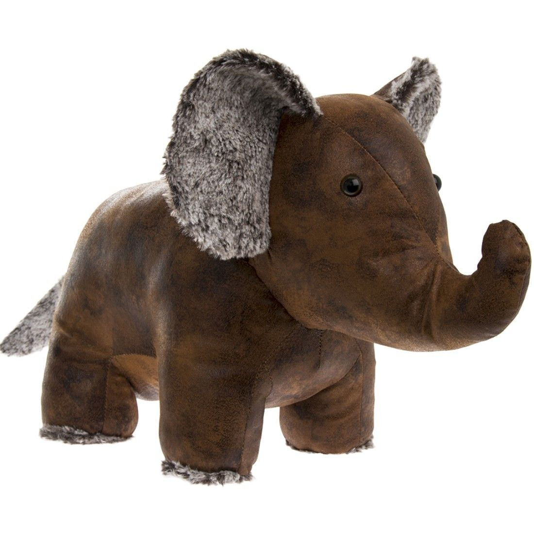 Faux Leather Elephant Doorstop Shipping furniture UK