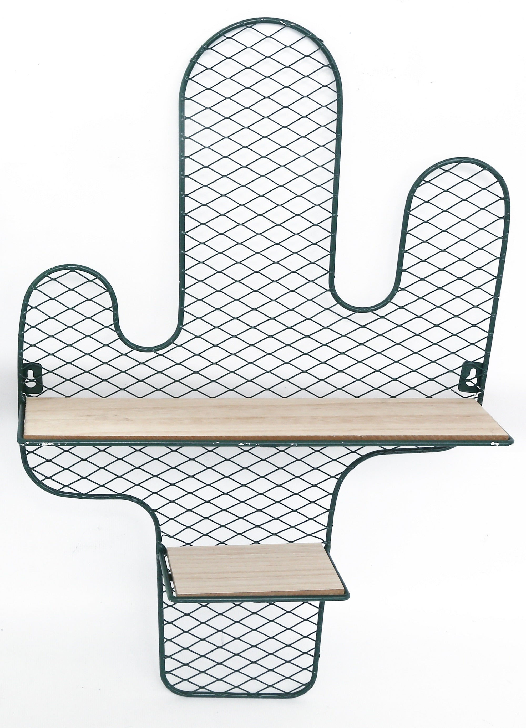 Cactus Wire Shelf Unit Green 50cm Shipping furniture UK