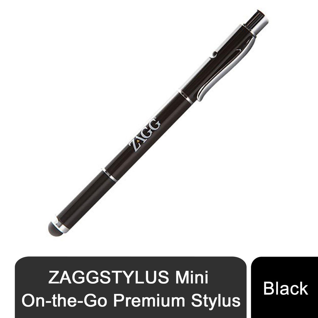 Stylus Mini On - the - Go Premium Stylus Pen for Tablets & Smartphones, Black