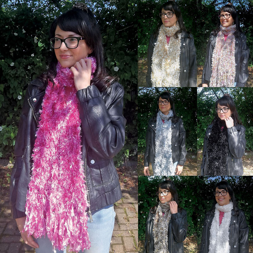 Thumbnail: Sock Snob - Ladies Feather Scarf