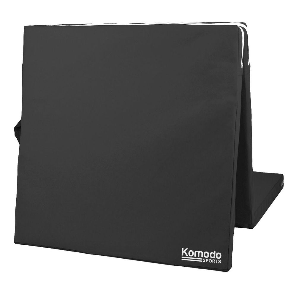 Thumbnail: Komodo Tri Folding Gym Mat - Black | Home Essentials UK