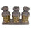 Thumbnail: Triple Candle Holder, Buddha Design