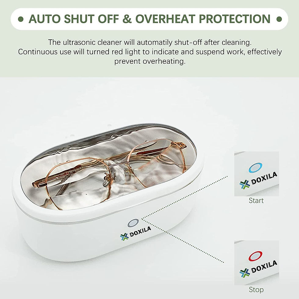 Thumbnail: Ultrasonic Cleaner - Upgrade Ultrasonic Jewelry Cleaner with 330ml Stainless Ste
