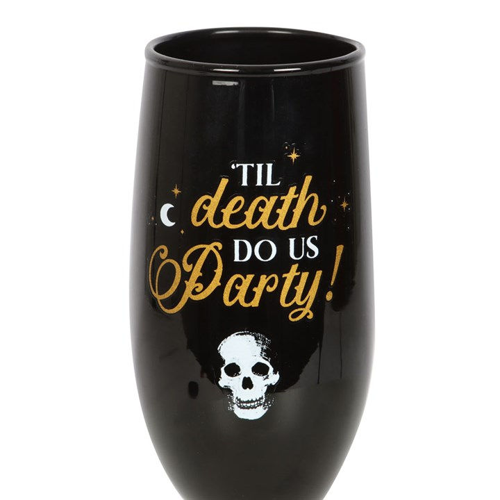 Thumbnail: Til Death Do Us Party Champagne Flute Set