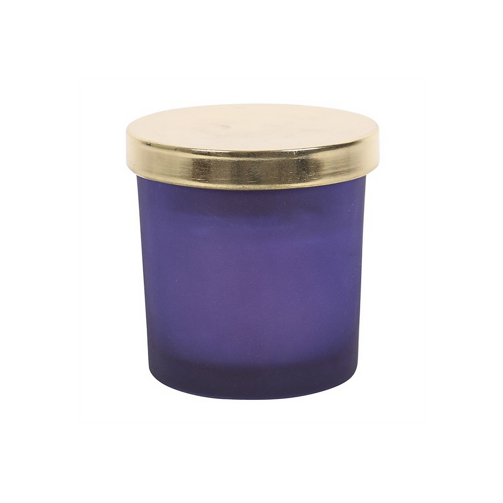 Thumbnail: Third Eye Chakra Lavender Crystal Chip Candle