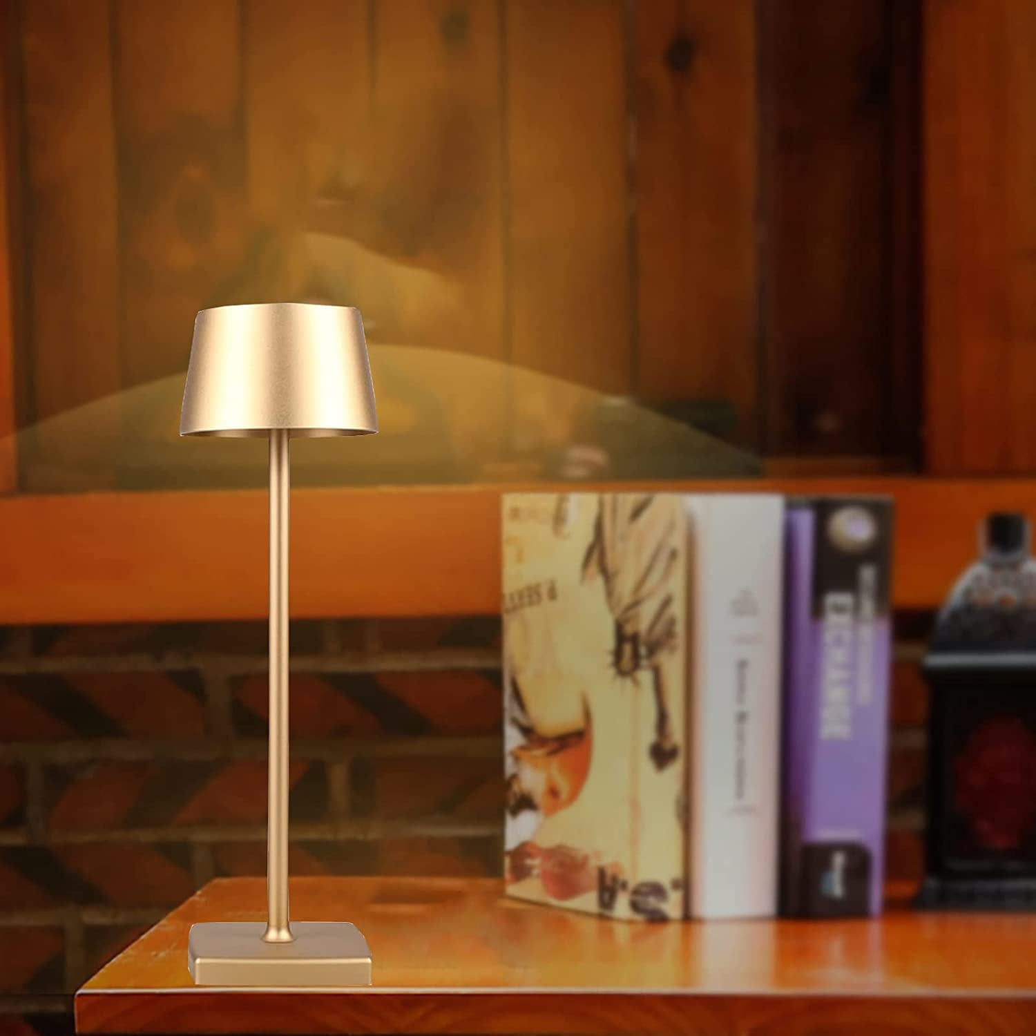 Rechargeable LED Cordless Table Lamp, 5200 mAh Battery operated Desk Lamps with