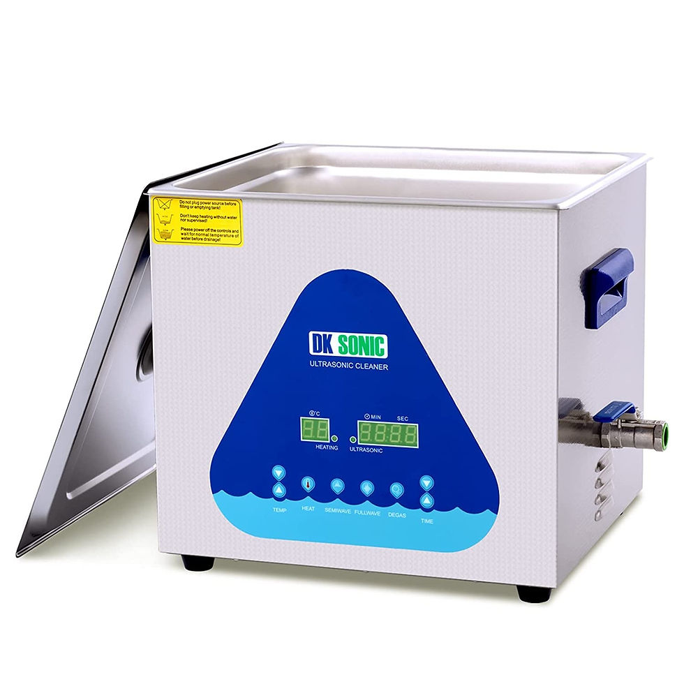 Thumbnail: Professional Ultrasonic Cleaner with Heater Basket Digital Timer for Jewelry,Rin