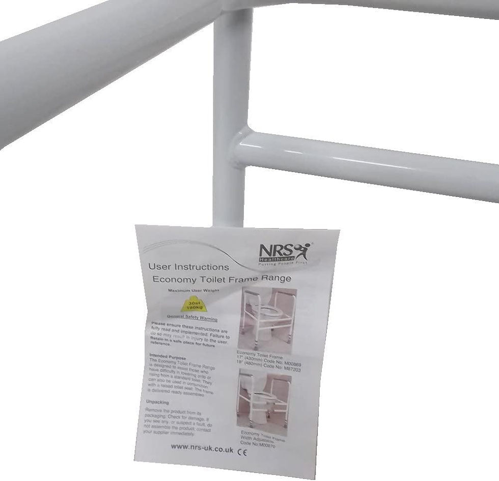 Thumbnail: Width Adjustable Toilet Frame