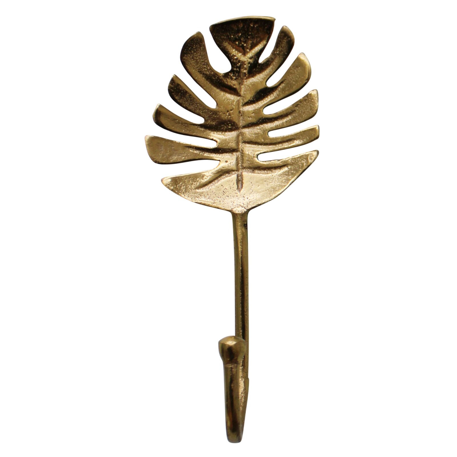 Gold Metal Palm Leaf Coat Hook Shipping furniture UK