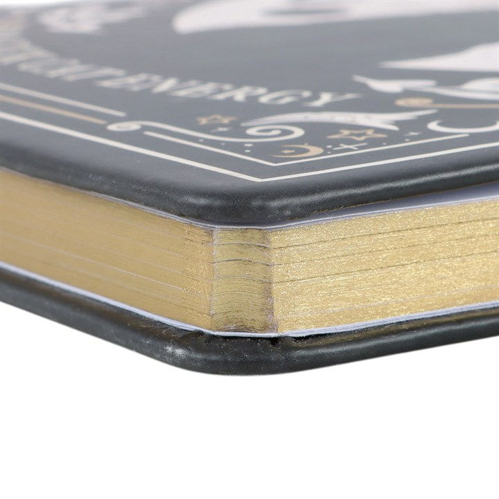 Thumbnail: Black Cat Magick Book of Spells A5 Notebook with Pen