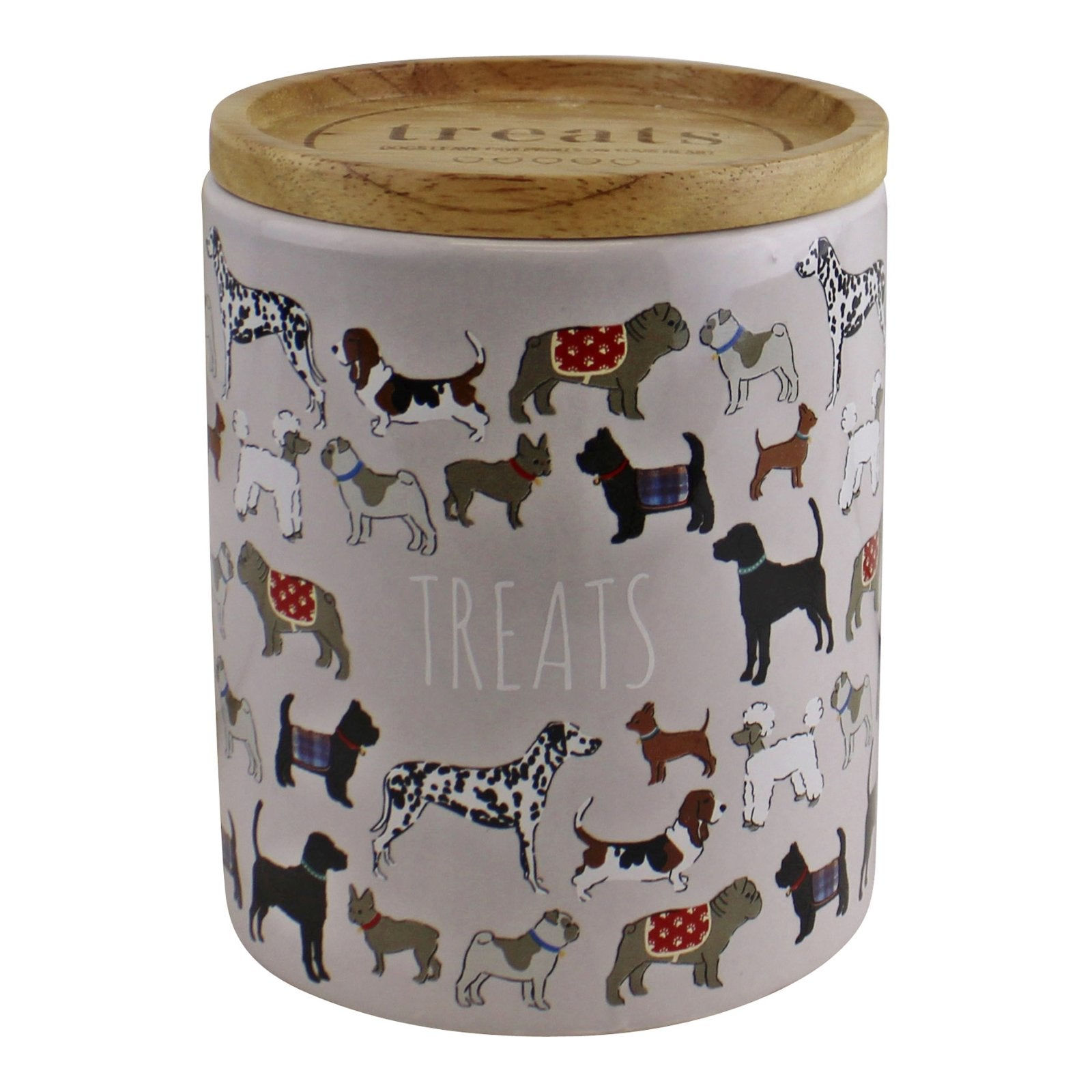 Ceramic Dog Treat Jar With Lid Shipping furniture UK