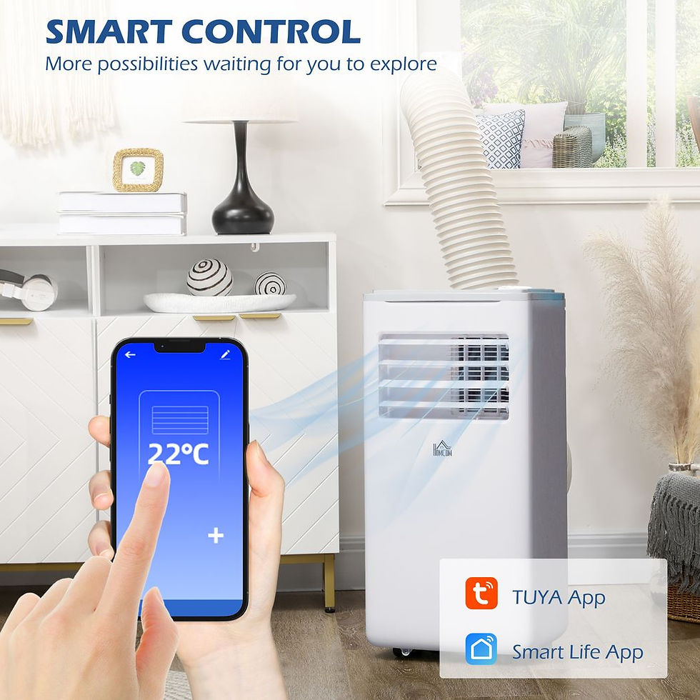 Thumbnail: 9,000 BTU Portable Air Conditioner Unit with WiFi Smart App, 20m� 