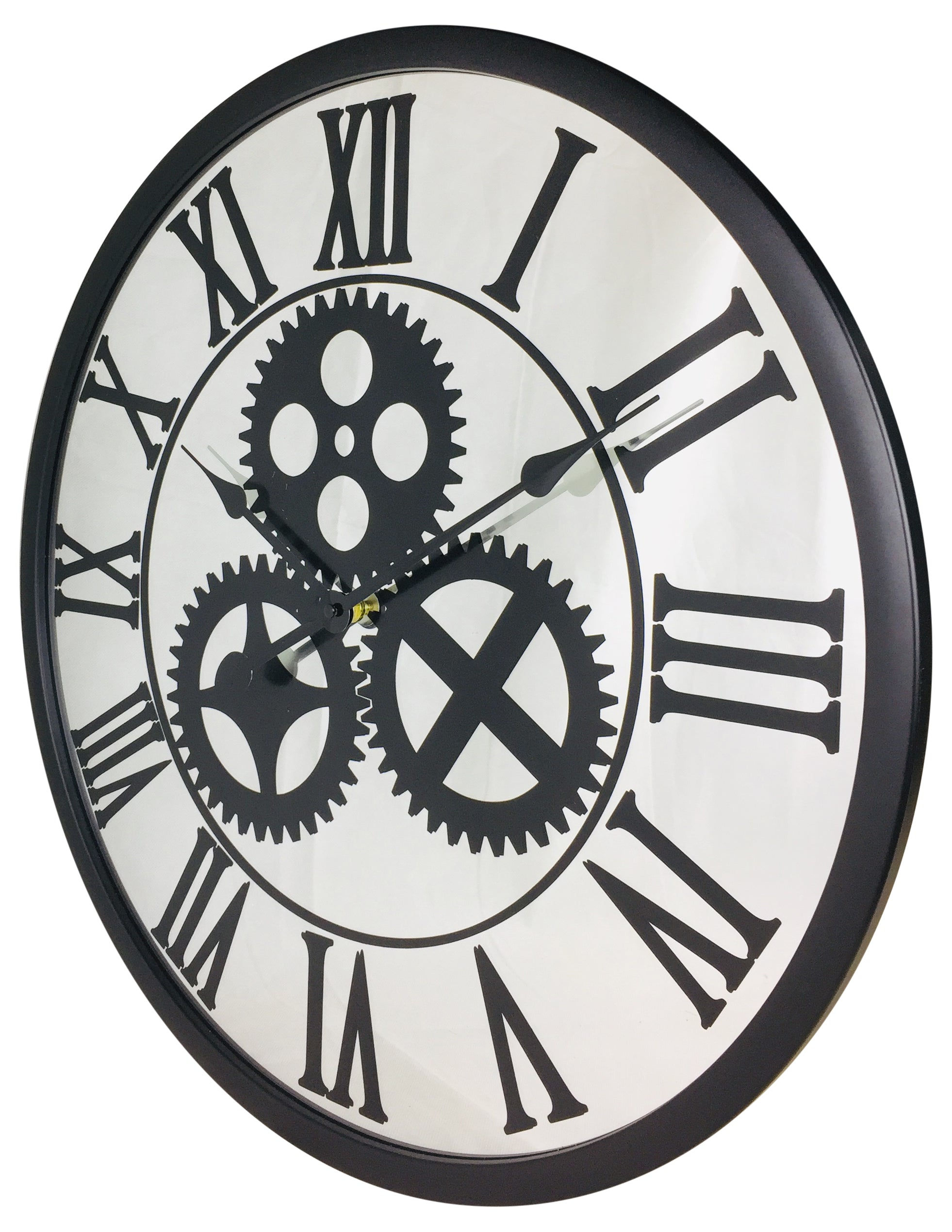 Mirrored Mechanism Clock 56cm Shipping furniture UK