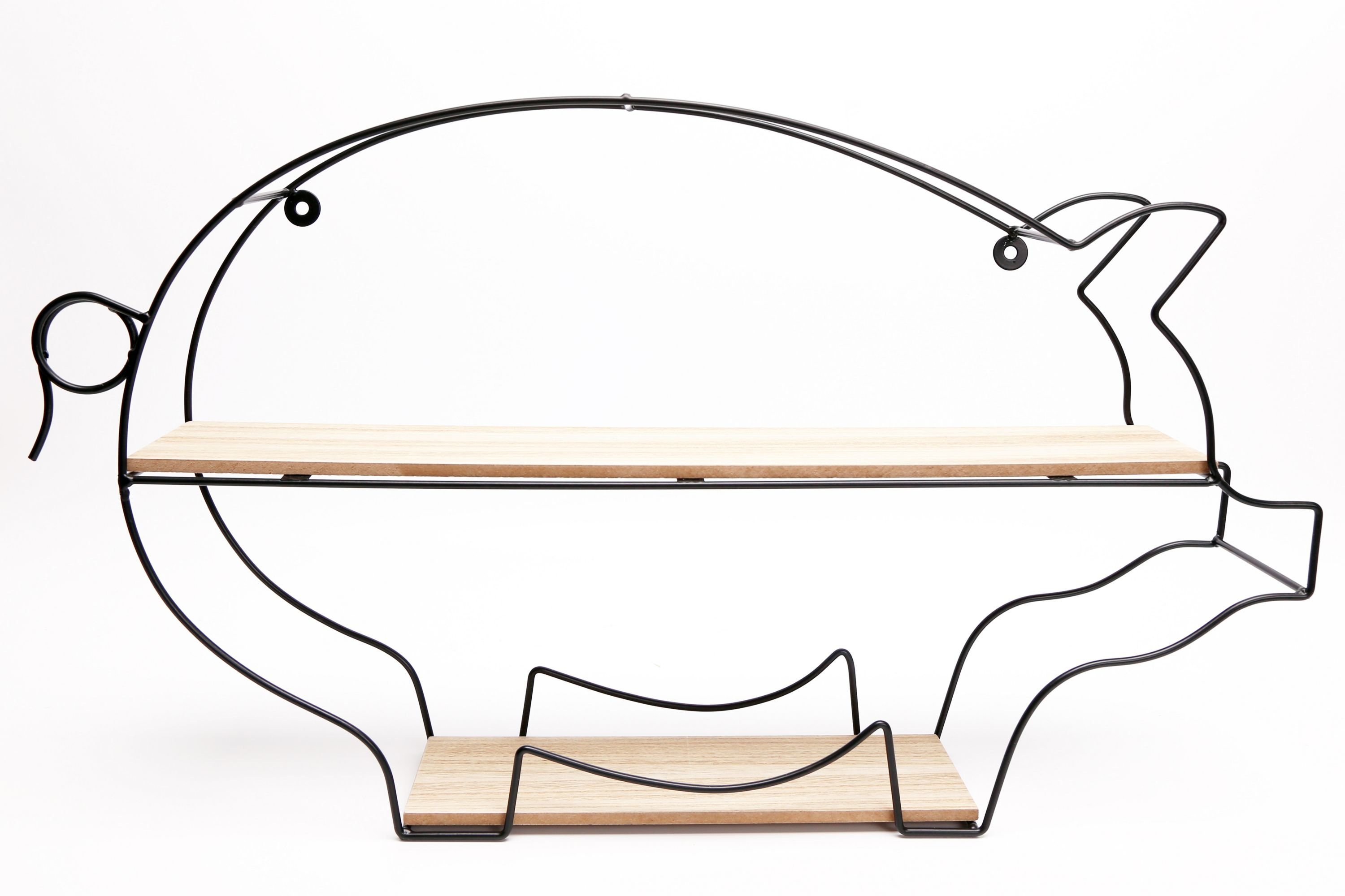 Wire Pig Wall Shelf Shipping furniture UK