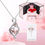 Thumbnail: Preserved Red Real Rose with I Love You Necklace in 100 Languages -Enchanted Ros
