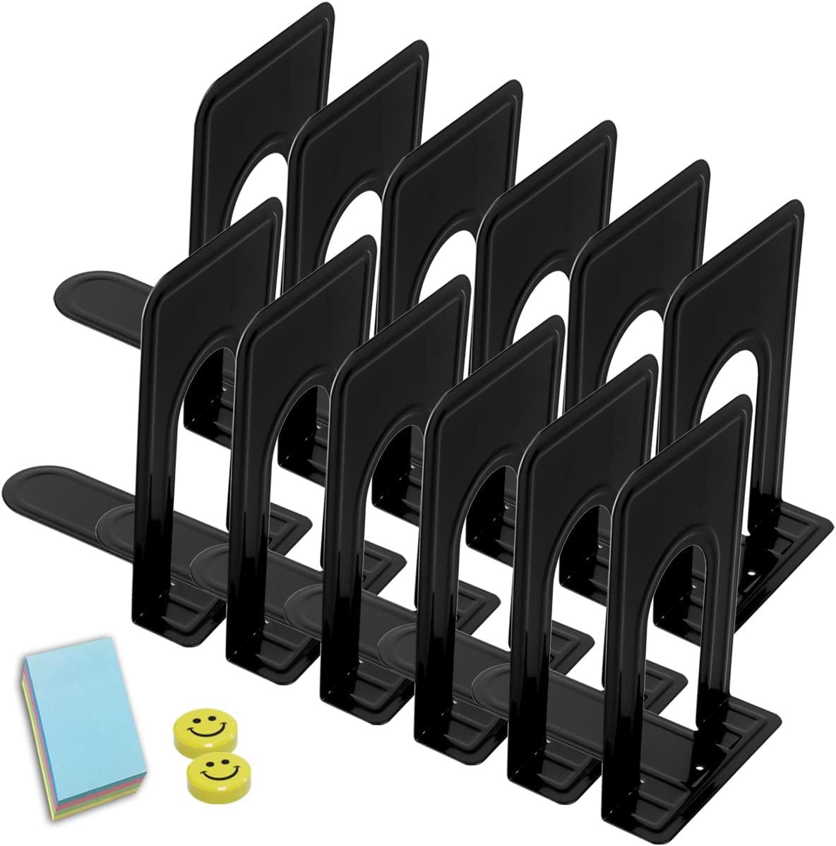 Book Ends, Bookends, Heavy Duty Metal Book Ends, Book Ends for Shelves, Book Hol