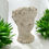 Thumbnail: 26cm Cream Cement Bust Pot – Elegant Planter for Indoor and Outdoor Use
